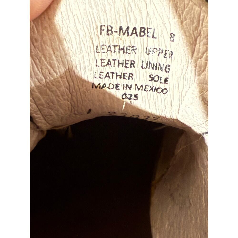 Freebird by Steven Mabel Oxfords Womens Size 8 Turquoise Multi Tan Leather - Picture 9 of 10